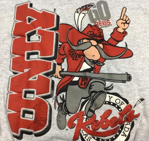 Vintage Style UNLV Runnin Rebels Crewneck Sweatshirt, UNLV Running Rebels Hoodie, Ideal Gift for Rebels Fans - Image 2