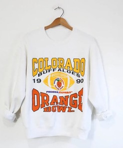 Vintage Style University Of Colorado Buffaloes Orange Bowl Sweatshirt - Vintage Colorado Buffaloes Sweater