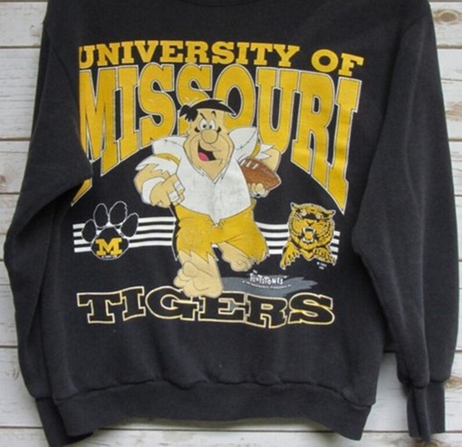 Vintage Style University Of Missouri Tigers Football Sweatshirt for NCAA Fans - Image 2