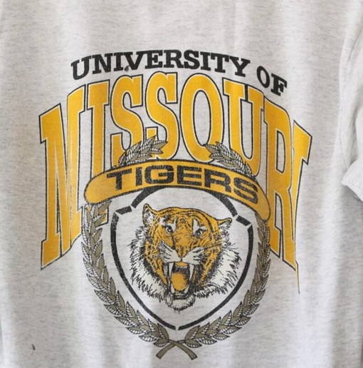 Vintage Style University Of Missouri Tigers Mizzou Sweatshirt - Image 2