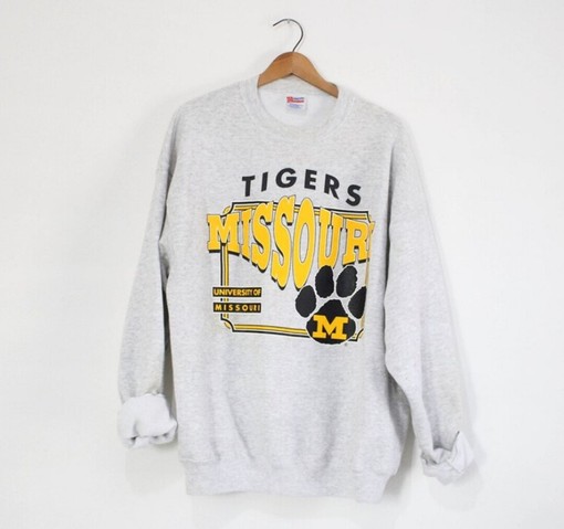 Vintage Style University Of Missouri Tigers Sweatshirt