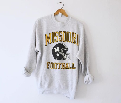 Vintage Style University Of Missouri Tigers Sweatshirt for Mizzou Tigers Fans