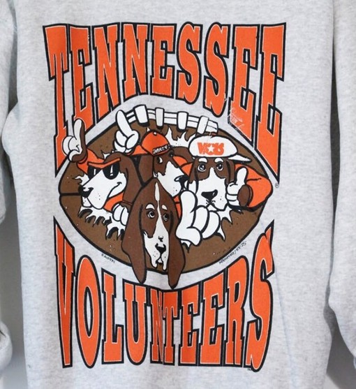 Vintage Style University Of Tennessee Ut Volunteers Sweatshirt - Tennessee Volunteers Sweater - Image 2