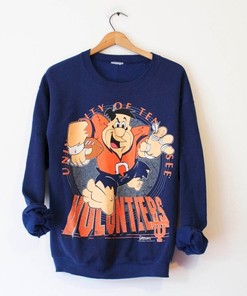 Vintage Style University Of Tennessee Volunteers Fred Flintstone Sweatshirt - Tennessee Volunteers Sweater