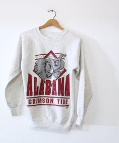 Vintage Style University of Alabama Crimson Roll Tide NCAA Sweatshirt, Alabama Gift Sweatshirt for Him