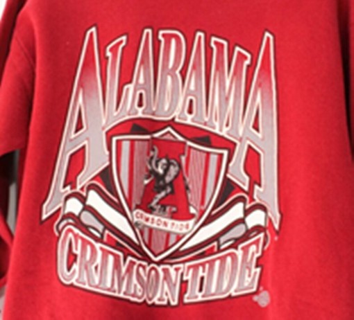 Vintage Style University of Alabama Crimson Roll Tide NCAA Sweatshirt Classic Alabama Crimson Sweater - Image 2