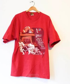 Vintage Style University of Alabama Roll Tide T-Shirt, Vintage Style 90s Shirt Alabama Shirt - American University