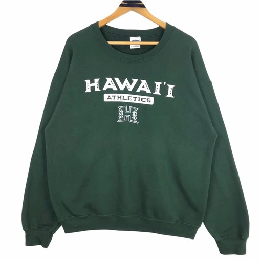 Vintage Style University of Hawaii Rainbow Warriors NCAA T-Shirt Sweatshirt Hoodie for Football Fans