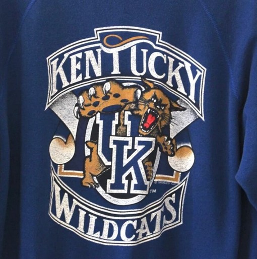 Vintage Style University of Kentucky Wildcats Sweatshirt with 90s Logo and Hoodie - Image 2