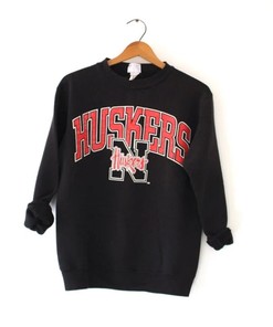 Vintage Style University of Nebraska Cornhuskers Huskers Sweatshirt - Classic NCAA Fans Edition