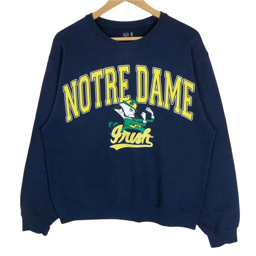 Vintage Style University of Notre Dame Fighting Irish T-Shirt Sweatshirt Hoodie Gifts Lover