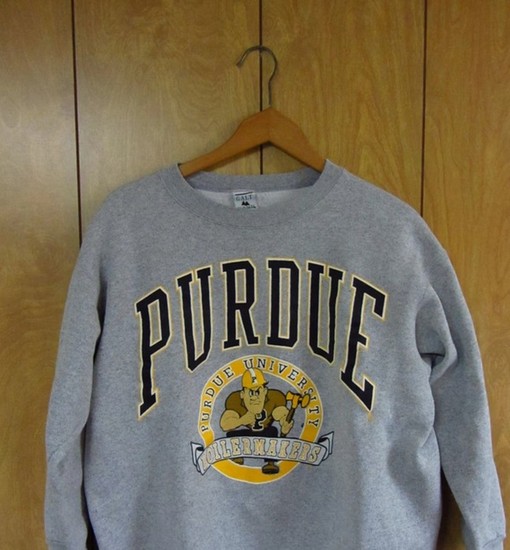 Vintage Style University of Purdue Boilermakers Sweatshirt, Perfect for Purdue Fans
