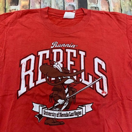 Vintage Style Unlv Rebels T-Shirt Sweatshirt Hoodie - NCAA Fan Gear for American Football Fans ncaa shirts for men - Image 2
