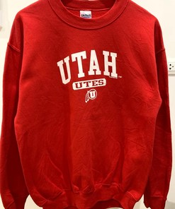 Vintage Style Utah Utes Sweater Collection with NCAA Sport Shirts Unisex