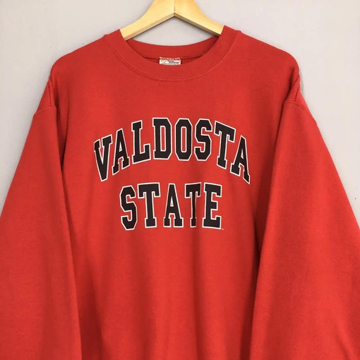 Vintage Style Valdosta State University Sweatshirt Hoodie Football Game Day T-Shirt Lover for NCAA Fans - Image 2