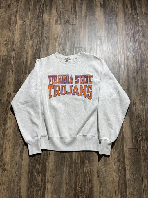 Vintage Style Virginia St Trojans Champion Reverse Weave: American Football Apparel for Sports Gifts Lovers