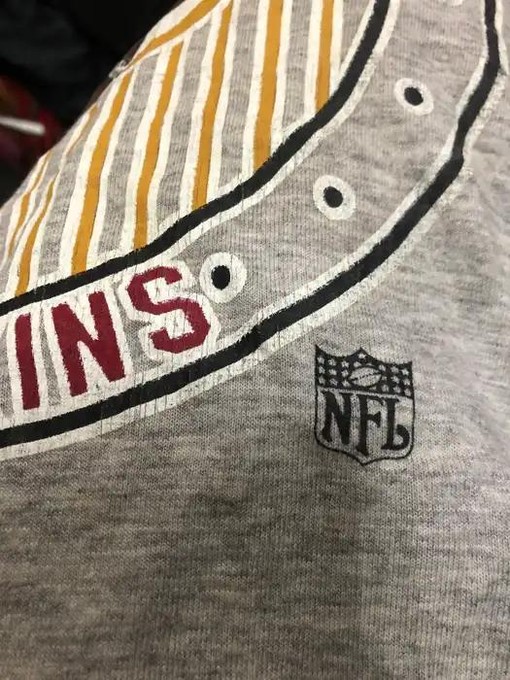 Vintage Style Was Redskins 80s NFL Football Sweatshirt T-shirt, Honor Your Team's History - Image 2