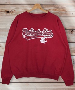 Vintage Style Washington State Crewneck Sweatshirt for Fans