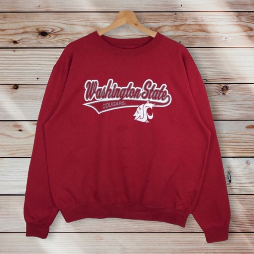 Vintage Style Washington State Crewneck Sweatshirt for Fans