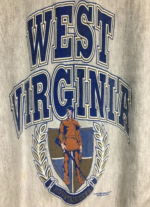 Vintage Style West Virginia Mountaineers Football Sweatshirt, West Virginia University Sweater for Fans - Image 2
