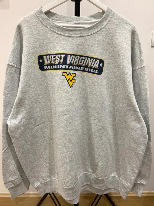 Vintage Style West Virginia Mountaineers Sweater Hoodie Sweatshirt Crewneck Sweatshirt