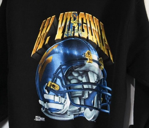Vintage Style West Virginia University Mountaineers Sweatshirt, Comfortable And Stylish Shirt for Fans - Image 2