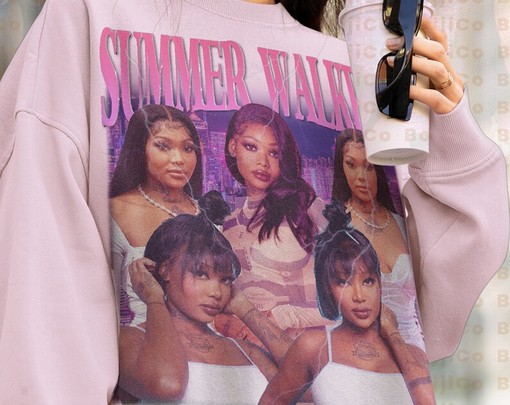 Vintage Summer Walker Tee, 90s Rap Tribute Shirt, Retro Hip Hop Tee - Image 4