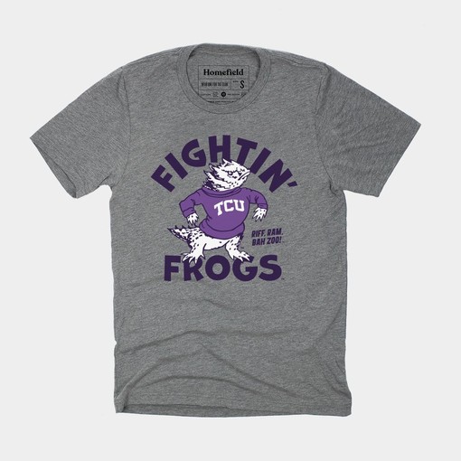 Vintage TCU Fightin' Frogs T-Shirt - NCAA Shirt for Fans, TCU Student Gifts Included