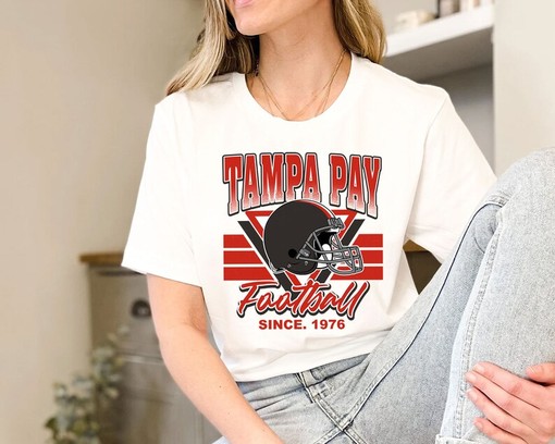 Vintage Tampa Bay Football Shirt - Tampa Bay Football Team Sweatshirt for NFL Fans - Image 3
