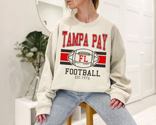 Vintage Tampa Bay Football Sweatshirt - Retro NFL Fan Shirt for Tampa Bay Football