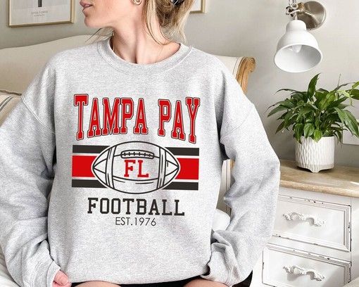 Vintage Tampa Bay Football Sweatshirt - Retro NFL Fan Shirt for Tampa Bay Football - Image 2