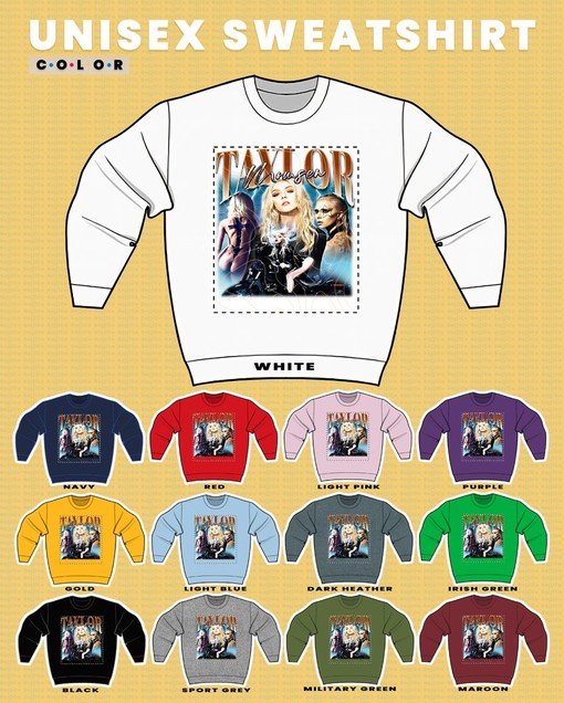 Vintage Taylor Momsen Sweatshirt, Retro 90s Taylor Momsen Homage Sweater - Image 3