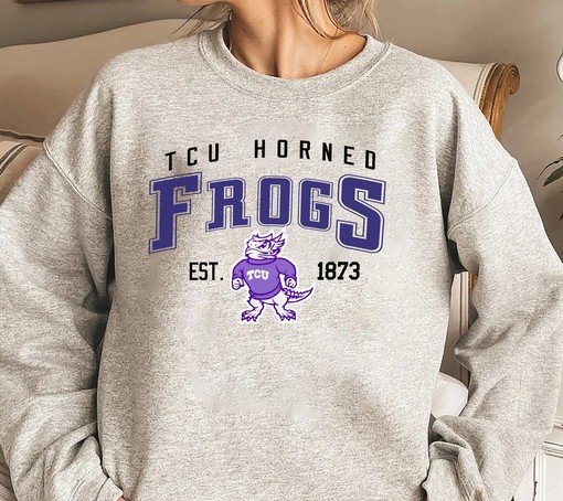 Vintage Tcu Horned Frogs Est 1873 Sweatshirt, Perfect for Tcu Fans and University Shirts Collectors - Image 3