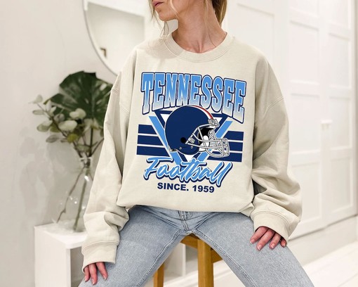 Vintage Tennessee Football Shirt - Tennessee Football Team Sweatshirt for NFL Fans
