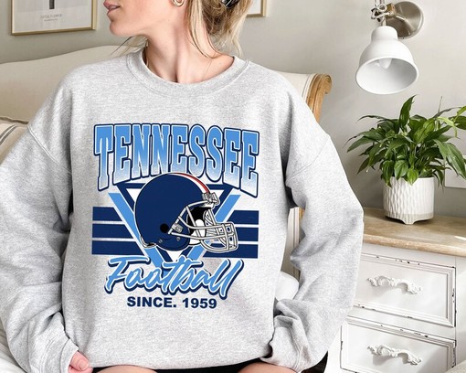 Vintage Tennessee Football Shirt - Tennessee Football Team Sweatshirt for NFL Fans - Image 2