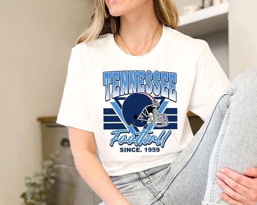 Vintage Tennessee Football Shirt - Tennessee Football Team Sweatshirt for NFL Fans - Image 3