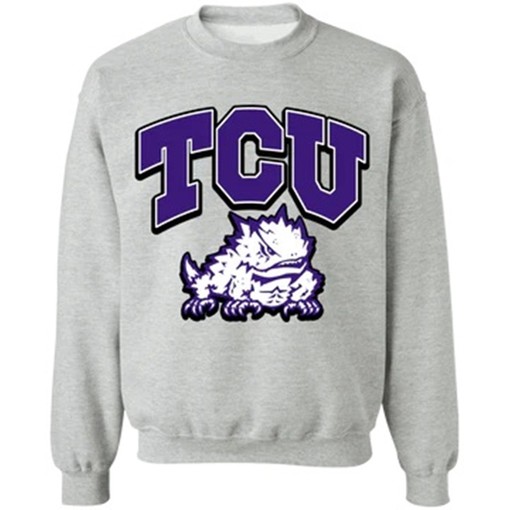 Vintage Texas Christian University Football Hoodie, Perfect for Tcu Students and Horned Frogs Fans