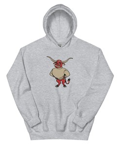Vintage Texas Mid Century Longhorns Art Hoodie Sweatshirt - State University Shirt