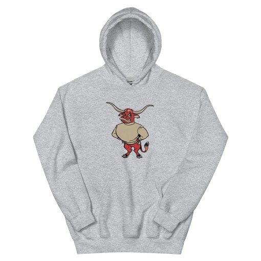 Vintage Texas Mid Century Longhorns Art Hoodie Sweatshirt - State University Shirt