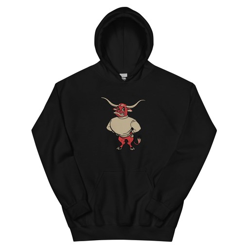 Vintage Texas Mid Century Longhorns Art Hoodie Sweatshirt - State University Shirt - Image 2