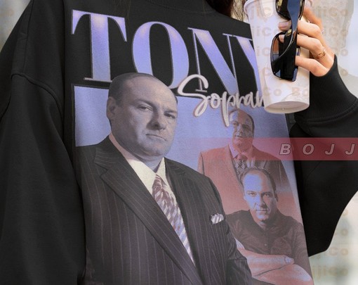 Vintage Tony Soprano Sweatshirt, Retro Homage Sweater for Tony Soprano Fans, 90s Tony Soprano Gift - Image 4