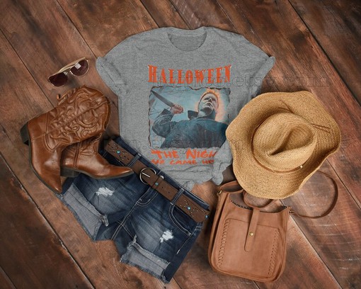 Vintage Trick or Treat Michael Myers Shirt - Homage Tshirt with Jason Voorhees Friday the 13th - Image 3