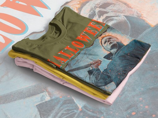 Vintage Trick or Treat Michael Myers Shirt - Homage Tshirt with Jason Voorhees Friday the 13th - Image 4