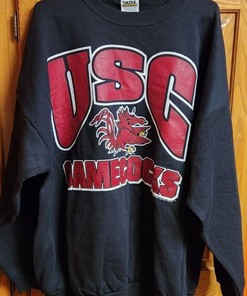 Vintage Tultex NCAA SEC South Carolina Gamecocks Sweatshirt and Hoodie Ideal for NCAA Fans