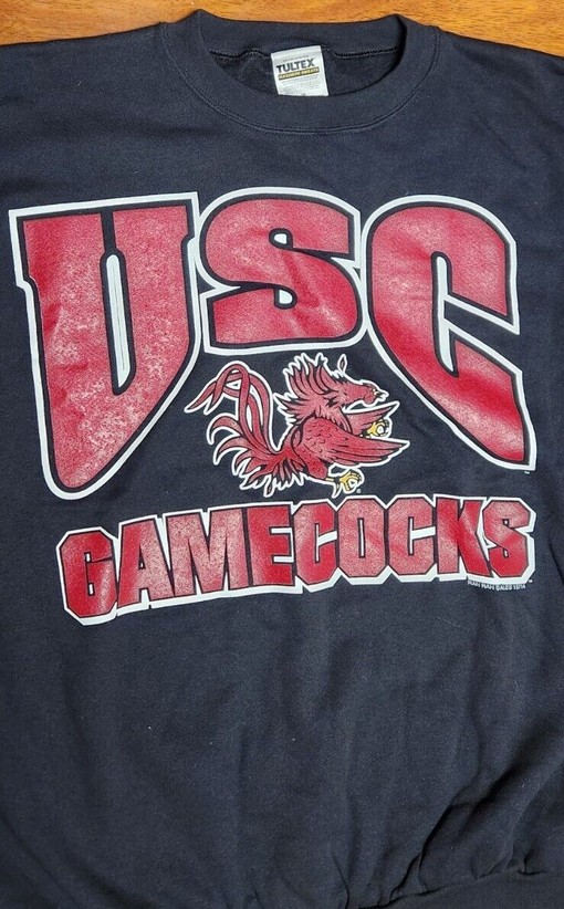 Vintage Tultex NCAA SEC South Carolina Gamecocks Sweatshirt and Hoodie Ideal for NCAA Fans - Image 2