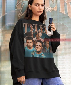 Vintage Tyler Durden Sweater, Retro Fight Club Homage Sweatshirt, Classic Brad Pitt Shirt