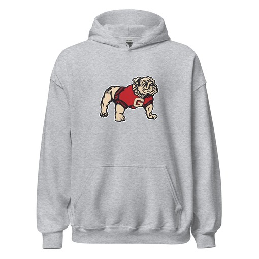 Vintage UGA Classic Bulldog Art Hoodie Sweatshirt - NCAA College Shirts - Image 4