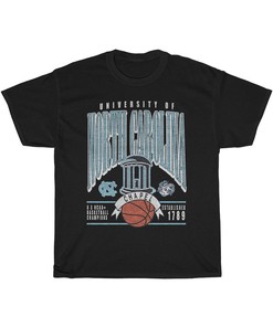 Vintage UNC Chapel Hill Shirt and UNC Basketball Champions Shirt, State University Shirt for NCAA Fans
