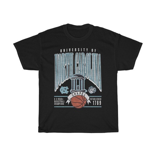 Vintage UNC Chapel Hill Shirt and UNC Basketball Champions Shirt, State University Shirt for NCAA Fans