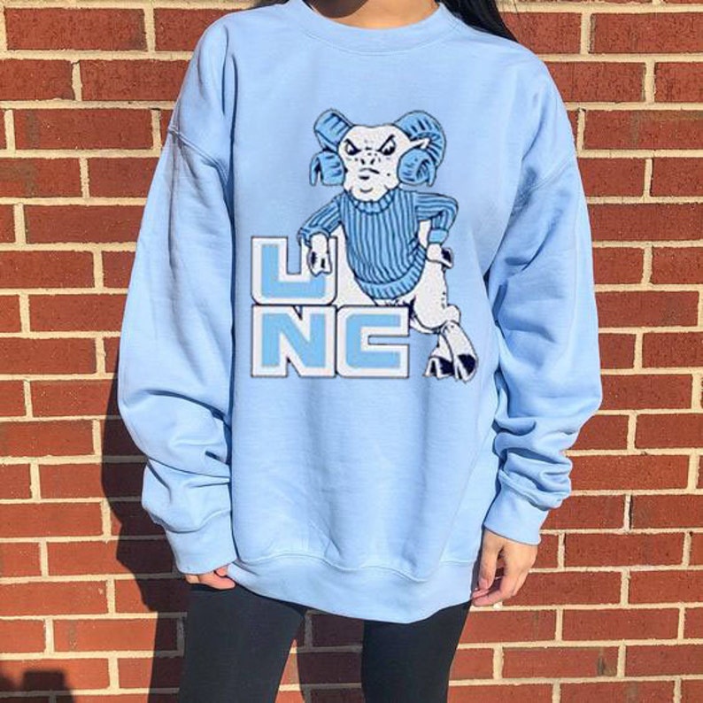 Vintage UNC Ram Sweatshirt - Sport Shirts for Women - Image 2